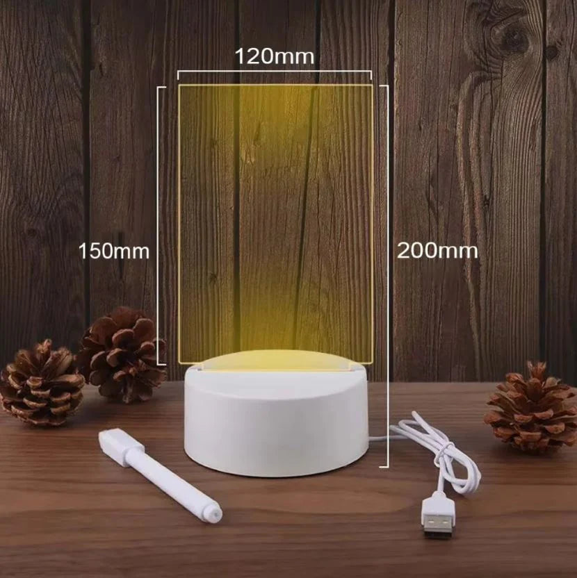 Lampara Led Acrílica Creativa