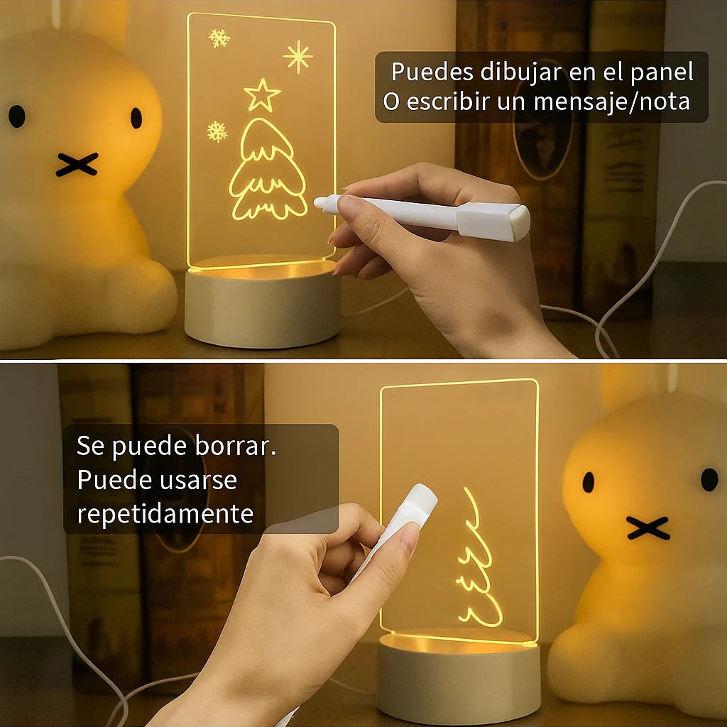 Lampara Led Acrílica Creativa
